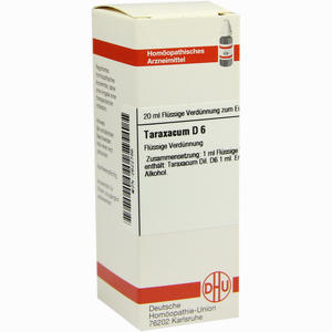 Taraxacum D6 Dilution 20 ml - ab 9,44 €