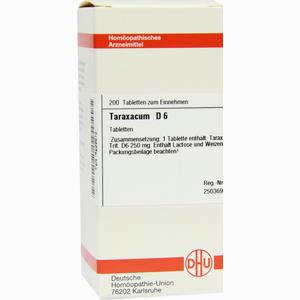 Taraxacum D6 Tabletten 200 Stück - ab 0,00 €