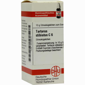 Tartarus Stibiatus C6 Globuli 10 g - ab 7,89 €