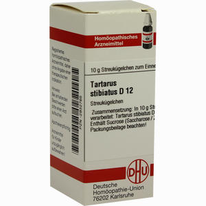 Tartarus Stibiatus D12 Globuli DHU-Arzneimittel GmbH & Co. KG 10 g - ab 7,55 €