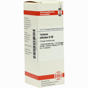 Tartarus Stibiatus D30 Dilution 20 ml - ab 11,96 €