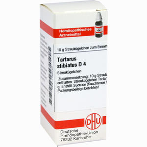 Tartarus Stibiatus D4 Globuli 10 g - ab 8,25 €