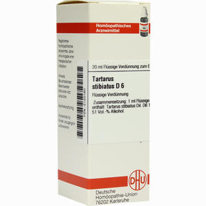Tartarus Stibiatus D6 Dilution 20 ml - ab 10,28 &euro;