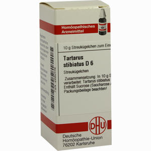 Tartarus Stibiatus D6 Globuli 10 g - ab 7,66 €