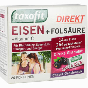 Taxofit Eisen + Folsäure Direktgranulat  20 Stück - ab 0,00 €