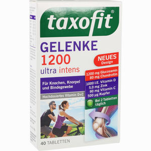 Taxofit Gelenke 1200 Ultra Intens Tabletten  40 Stück - ab 0,00 &euro;