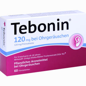Tebonin 120 Mg bei Ohrgeräuschen Filmtabletten 60 Stück - ab 0,00 &euro;
