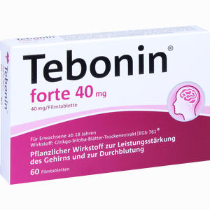 Tebonin Forte 40 Mg Filmtabletten  60 Stück - ab 14,41 €