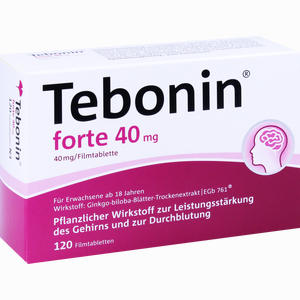Tebonin Forte 40 Mg Filmtabletten  120 Stück - ab 25,02 €