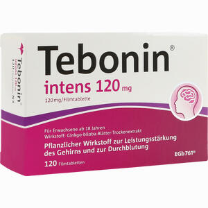 Tebonin Intens 120mg Filmtabletten 120 Stück Tebonin Intens 120mg Filmtabletten 120 Stück