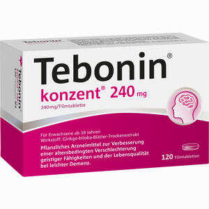 Abbildung von Tebonin Konzent 240mg Filmtabletten  120 Stück