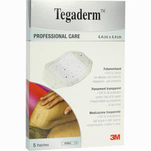 Tegaderm 3m Film 4.4cmx4.4cm Pflaster 5 Stück - ab 10,00 €
