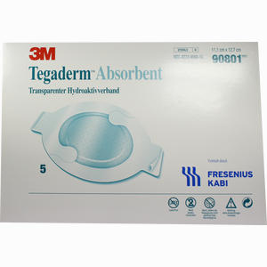 Tegaderm Absorbent Fk Oval 11.1x12.7cm Verband  5 Stück - ab 0,00 €