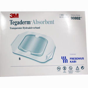 Tegaderm Absorbent Fk Rechteck 14.9x15.2cm Verband  5 Stück - ab 0,00 &euro;