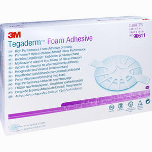 Tegaderm Foam Adhesive 10x11 Cm Oval 90611 Verband B2B Medical 10 Stück - ab 125,46 €
