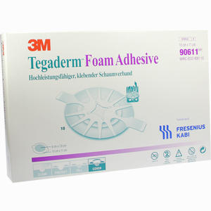 Tegaderm Foam Adhesive Fk 10x11cm Oval Verband 10 Stück - ab 88,95 €