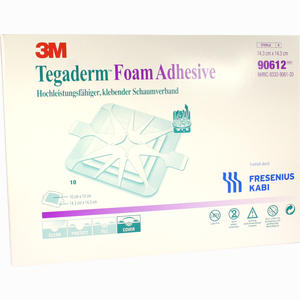 Tegaderm Foam Adhesive Fk 14.3x14.3cm Verband 10 Stück - ab 171,29 €