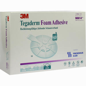 Tegaderm Foam Adhesive Fk 6.9x7.6cm Oval Verband 10 Stück - ab 79,90 €