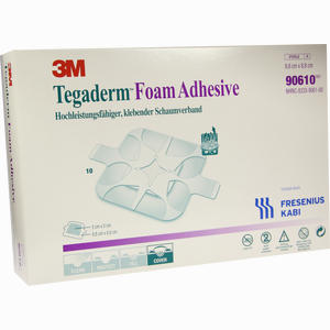 Tegaderm Foam Adhesive Fk 8.8x8.8cm Verband 10 Stück - ab 99,90 &euro;