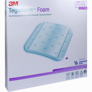 Tegaderm Foam Fk 20x20cm Verband 5 Stück - ab 0,00 €