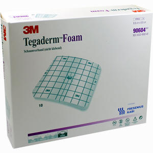 Tegaderm Foam Fk 8.8x8.8cm Verband 10 Stück - ab 100,47 €