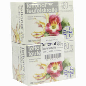 Abbildung von Teltonal Teufelskralle 480mg Filmtabletten  200 Stück