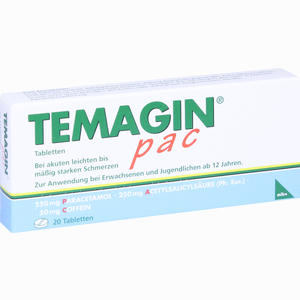 Temagin Pac Tabletten 20 Stück Temagin Pac Tabletten 20 Stück