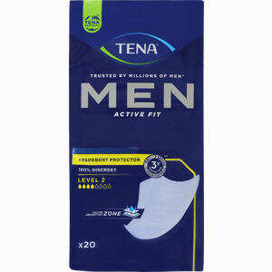 Tena Men Active Fit Level 2 Inkontinenz Einlagen Essity Germany GmbH 20 Stück - ab 7,29 &euro;