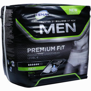 Tena Men Level 4 Premium Fit Protective Underwear Gr. L 10 Stück - ab 0,00 &euro;