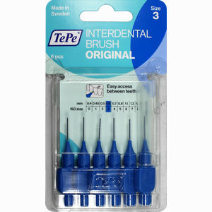 Tepe Id Bürste Blau 0.6mm Zahnbürste 6 Stück - ab 2,74 €
