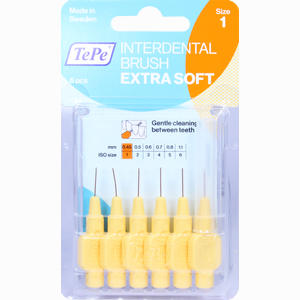 Tepe Interdentalbürste X- Weich 0.45mm Zahnbürste 6 Stück - ab 2,99 €