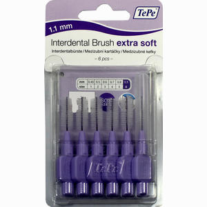 Tepe Interdentalbürste X- Weich 1.1mm Zahnbürste 6 Stück - ab 3,22 €