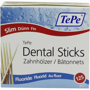 Tepe Zahnholz Dünn Fluorid 125 Stück - ab 0,00 €