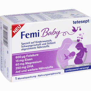Tetesept Femi Baby Filmtabletten + Weichkapseln Kombipackung  2 x 30 Stück - ab 7,69 €