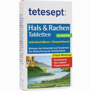 Tetesept Hals & Rachen Tabletten Lutschtabletten 20 Stück - ab 2,10 €