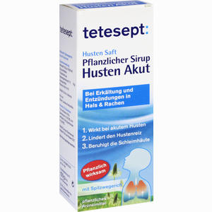 Tetesept Husten Saft Pflanzlicher Sirup Husten Akut  150 ml - ab 0,00 &euro;