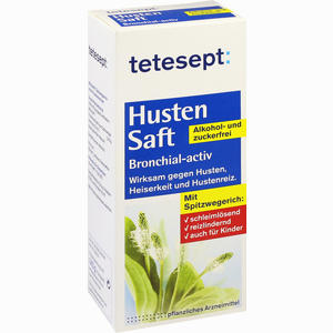 Tetesept Hustensaft Alkohol- und zuckerfrei Sirup 140 g - ab 0,00 €