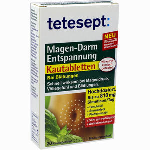 Tetesept Magen- Darm Entspannung Kautabletten  20 Stück - ab 3,98 €