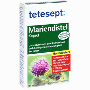Tetesept Mariendistel Kaps  24 Stück - ab 7,65 €