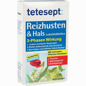 Tetesept Reizhusten & Hals Lutschtabletten  20 Stück - ab 2,98 €