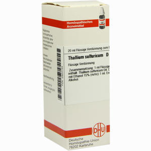Thallium Sulf D12 Dilution 20 ml - ab 9,22 €