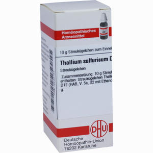 Thallium Sulf D12 Globuli 10 g - ab 7,71 €