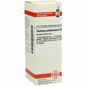 Thallium Sulf D6 Dilution 20 ml - ab 11,56 €