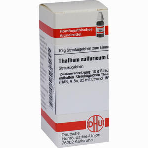 Thallium Sulf D6 Globuli 10 g - ab 7,71 €