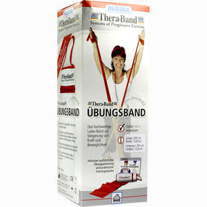 Thera- Band Travel 2. 5m Mittel Stark Rot 1 Stück - ab 9,78 €