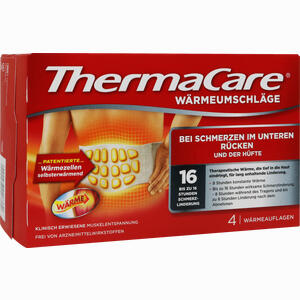Thermacare Rückenumschläge S- Xl zur Schmerzlinderung 4 Stück - ab 17,49 €