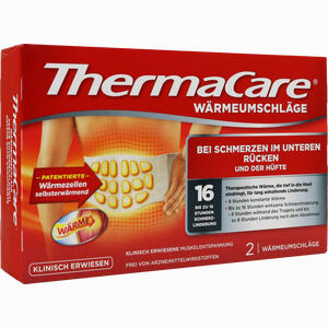 Thermacare Rückenumschläge S- Xl zur Schmerzlinderung 2 Stück