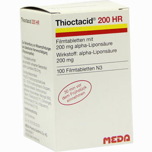 Thioctacid 200 Hr Filmtabletten 100 Stück - ab 0,00 &euro;