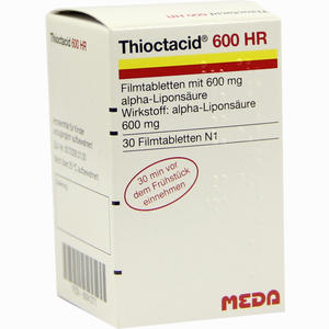 Thioctacid 600 Hr Filmtabletten 30 Stück