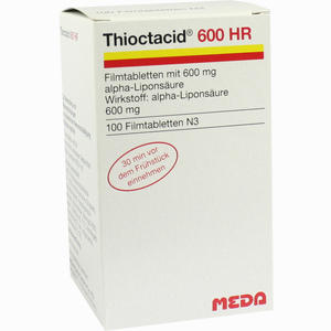 Thioctacid 600 Hr Filmtabletten 100 Stück - ab 64,15 €